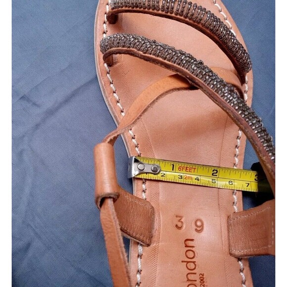 LaidBack London Azari Slingback Sandals in black Size 8 Women (Runs Small) - Picture 8 of 9